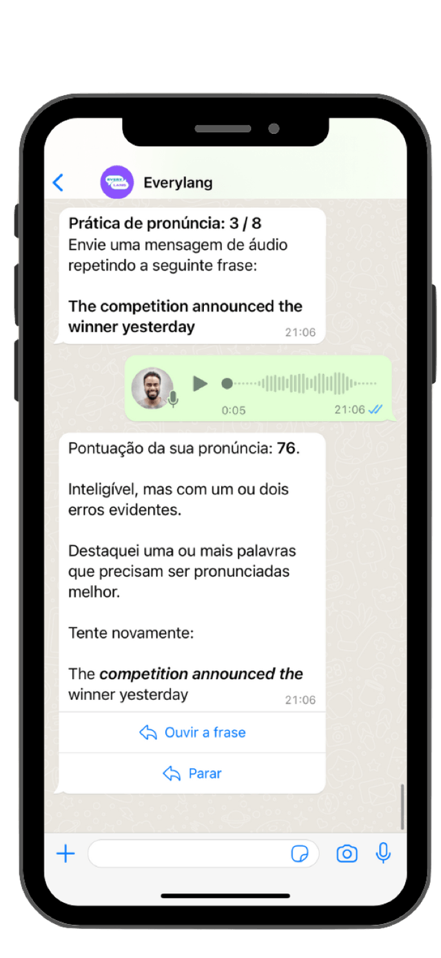 Everylang Exercícios de Pronúncia