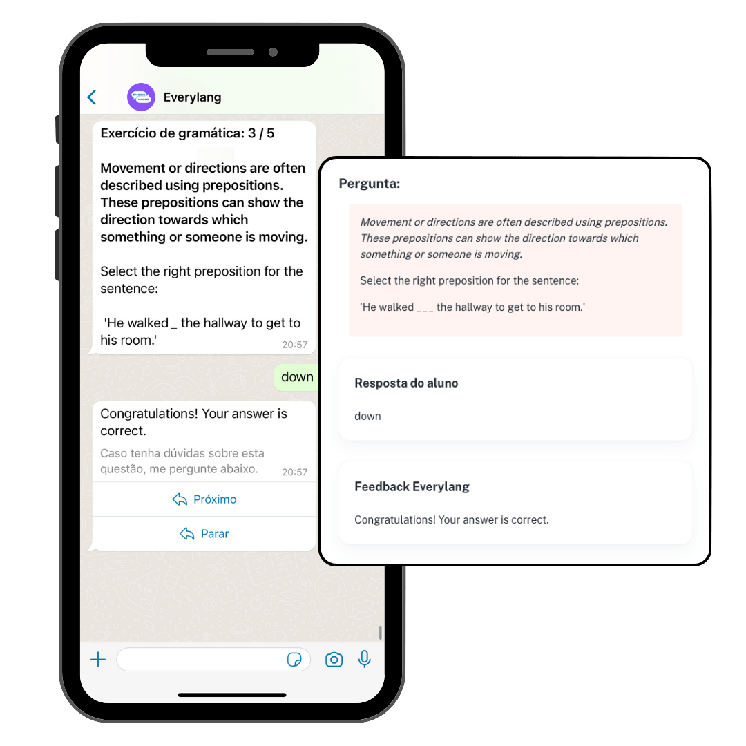 Everylang Crie Exercícios de Gramática Personalizados